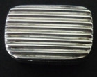 Georgian Silver Hallmarked 1802 Gilt Interior Miniature Vinaigrette With Sponge