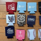 Lot Of  29  Used Koozie Coolie Coozie Drink Beer Soda Can Holder Advertising