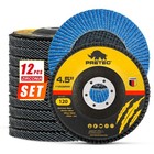 120pack 4-1 2  Zirconia Flap Discs 120 Grit Grinding Sanding Wheel Angle Grinder