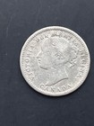 Canada 1899 Victoria  925 Silver Small 99 10 Ten Cents Canadian Mint