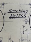 Blue Print Erection Drawing Card 4399 3  2-8-0 Crystal River  103 Pub0786