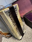 Vintage Concertone Accordion W  Geib Chicago Case Leather Straps Instrument