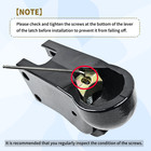 Fits Demco Channel-mount Coupler 2-5 16  Ball Bolt-on W ez Latch Handle 21k Gvwr