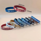 20pcs Christian Bible Verse Silicone Bracelets   Scripture Rubber Wristbands