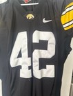 Iowa Hawkeyes Game Worn   Used Jeremiah Hunter  42 On Field Nike Jersey