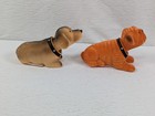 Doggy Bobble Head Dog Figurine     2 Dogs Included -
