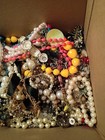 8lbs Junk Costume Jewelry Lot Broken Tangled Repurpose Repair Vintage Jb30