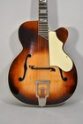 Circa 1955 Kay K-21 Sunburst Finish Vintage Archtop Guitar W hsc