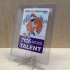 Rare Nas  Mtv2  2 Bill Concert Talent Backstage Pass 2002  Hip Hop Rap