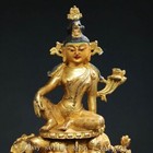 7 8  china Tibet Buddhism Bronze Gilt Ride Beast Tara Boddhisattva Buddha Statue