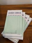 2-part Guest Check Receipt Book Carbonless 10 Books-free Shipping
