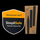 Two New Simplisafe Yard Sign With Black Heavy Duty Stake  2 Pack  Latest Color 