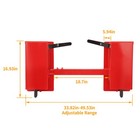 4000lb Skid Steer Quick Tach Conversion Adapter Attach W  Adjustable Cross Brace