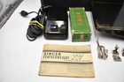Singer Scroll Face 221 Featherweight Sewing Machine W  Case Acces    More 1955