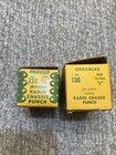 Greenlee Radio Chassis Punch 3 4    1 2    Round  730 Lot Rockfordelectrician Tool