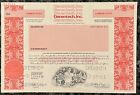Genentech Stock Certificate Specimen- First Biotech  Hugely Successful  Dna Tckr