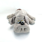 Vintage Lot Of 2 1980 s Tonka Pound Puppy Plush Stuffed Animals Puppies 18  Used
