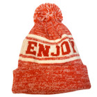 Coca Cola Beanie Adult Red White One Size Pom Pom Winter Hat Cap Enjoy Coca-cola