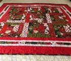 Christmas Quilt  Holiday Quilt  46    X 47     Throw