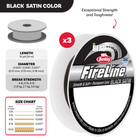Beading Thread Fireline Black Flbkm3pk Mini Spool Pk  4lb  6lb  8lb 15yd Each
