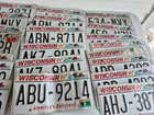 Wisconsin Dairyland License Plates Mixed Lot 28 Pieces