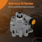 Power Steering Pump For Jeep Liberty Dodge Nitro 3 7l 07-12 52129328ab 20-2201