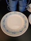 Corelle Ocean Dance Dolphins  22 Pieces   8 Plate 4 Pasta    8 Mugs  Bowl   Salad