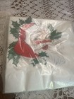 Christmas Santa Claus Holiday Beverage Cocktail Paper 20ct Napkins Vintage