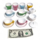  these Are Toys  15pc Ikea Duktig Ceramic Mini Coffee  tea Play Set Pastels