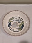 Vintage 1983 Royal China Blueberry Quiche Lorraine Pie Recipe Plates Baking Dish