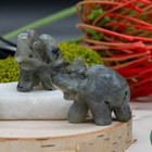 Labradorite Elephant Crystal Statue Animal Figurine Decor Gift Boho Home Decor