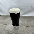 Vintage Guinness Salt And Pepper Shakers Beer Glass Shaped Porcelain 