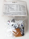 Vintage Walco Snowman Shaped Christmas Ornament Kit Beaded Sequins Makes 2