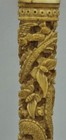Antique 19th  super Carved butterflies birds dragon sewing Tool needle Case