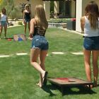 Gosports Classic Outdoor Cornhole Game Set With Rustic Wood Finish
