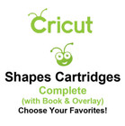 Cricut Cartridges shape Sets  With Overlay   Handbook  All Unlinked  Your Choice