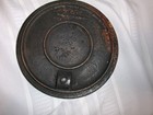 Antique Cast Iron Wood Cook Stove Lid Cover Insert Plate W floral Design 8 1 8 
