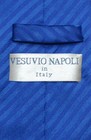 Vesuvio Napoli Necktie Royal Blue Striped Vertical Stripes Design Mens Neck Tie