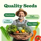 Home Grown 55 Vegetable Seeds Pack 28 000  Non-gmo Heirloom Seeds For Plantin   