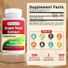Best Naturals Grapeseed Extract 400 Mg 120 Vcaps  pack Of 2 
