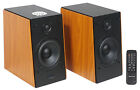  2  Rockville Hd5 5  Powered Studio Monitor Bluetooth Bookshelf Speakers