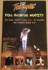 Ted Nugent Rare 2001 Double Sided Promo Poster Of Full Brutality Cd Usa 11x17