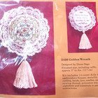 Vtg Creative Circle Christmas Ornament Cross Stitch Craft Kit 2425 2426 Lot Of 2