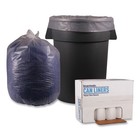 Boardwalk 537 60 Gal  1 4 Mil Low Density Can Liners - Clear  100 carton  New