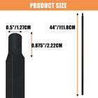 15 Pcs Wrought Iron Balusters 1 2  X 44  Straight Hollow Iron Baluster For Stair