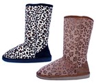 New Women girls Classic Mid Snow Boots Winter Flat Heel Shoe Faux Fur -430