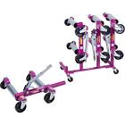 Gojak Car Wheel Dolly Master Set With Storage Rack  Set Of 4  1574lb Capacity
