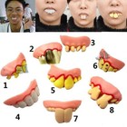Novelty Teeth Halloween Party Goofy Dummies Fancy Dress Buck Fake Trick Joke Fun