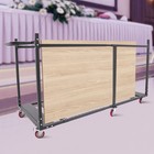 Folding Table Rack Dolly Cart W  Casters Max 8 Round Table 12 Folding Table New