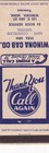 Winona Cab Company Winona Minnesota Matchbook 1940 s